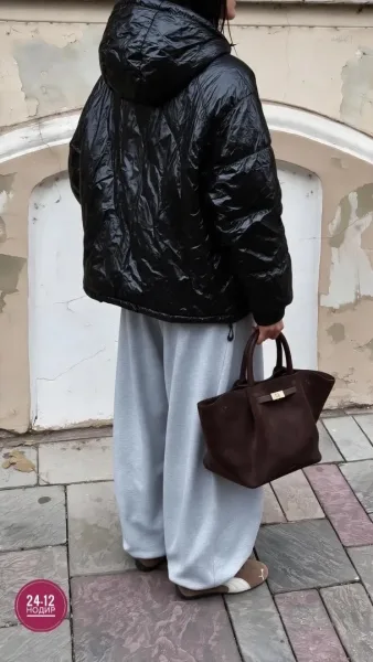 Куртка из искусственной кожи — фото 1
