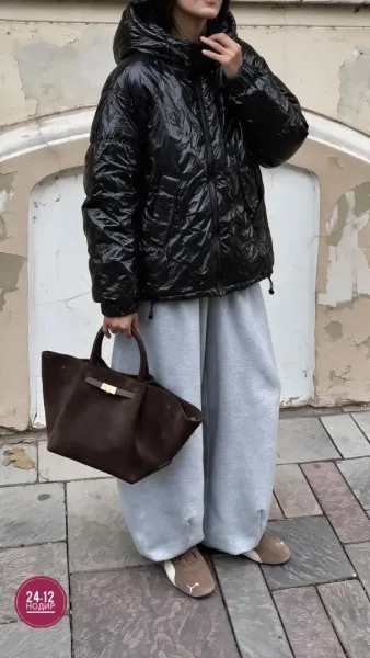 Куртка из искусственной кожи — фото 3
