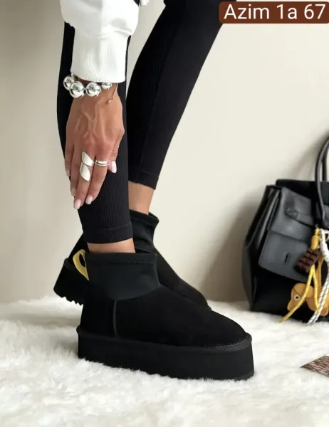 Женские Угги из натуральной кожи — фото 3