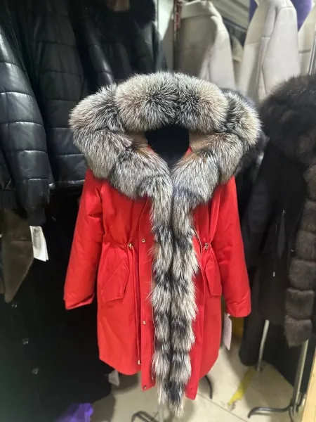 Парки люксовые из натурального меха — фото 6
