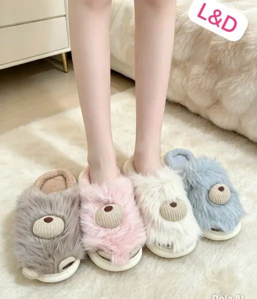 Тапочки женские резиновая подошва — фото 3