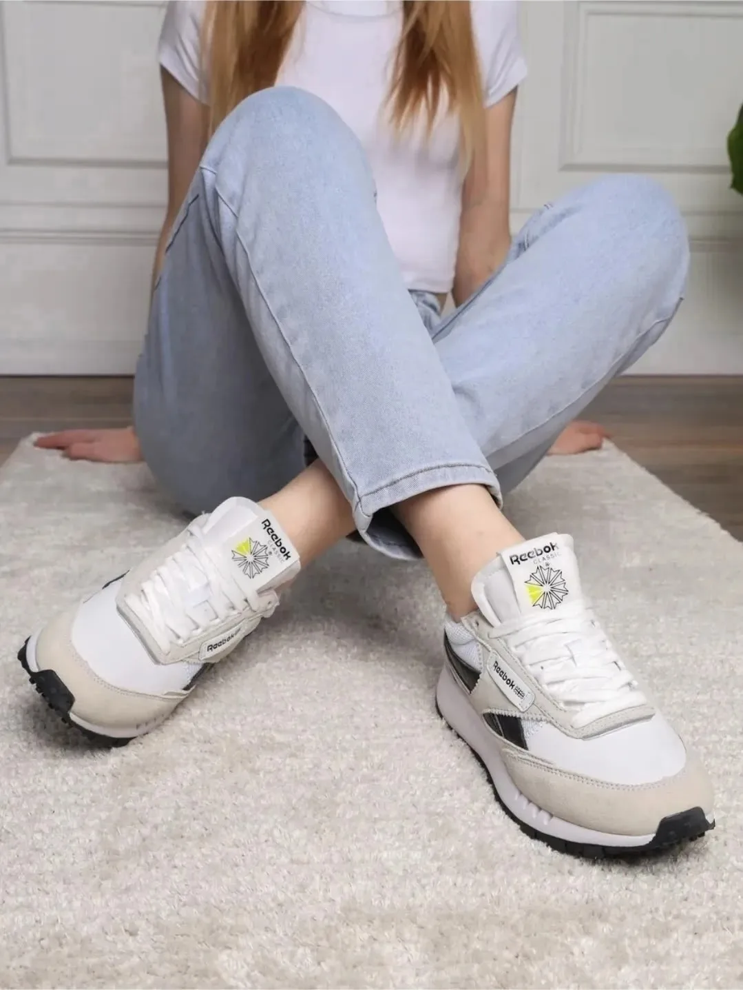 Кроссовки Reebok натуральная замша — фото 2