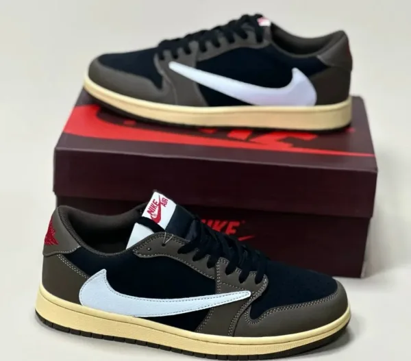 Кроссовки jordan 1 travis scott трэвис скотт — фото 14