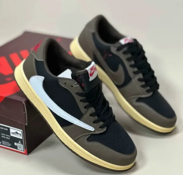 Кроссовки jordan 1 travis scott трэвис скотт — фото 9