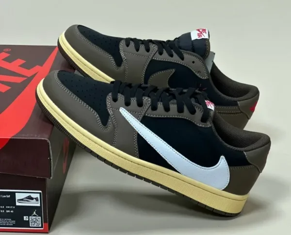 Кроссовки jordan 1 travis scott трэвис скотт — фото 9