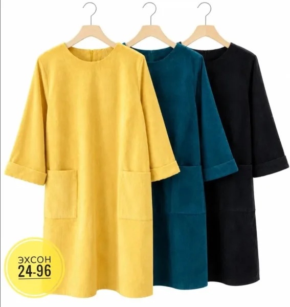 Платье вельвет — фото 7