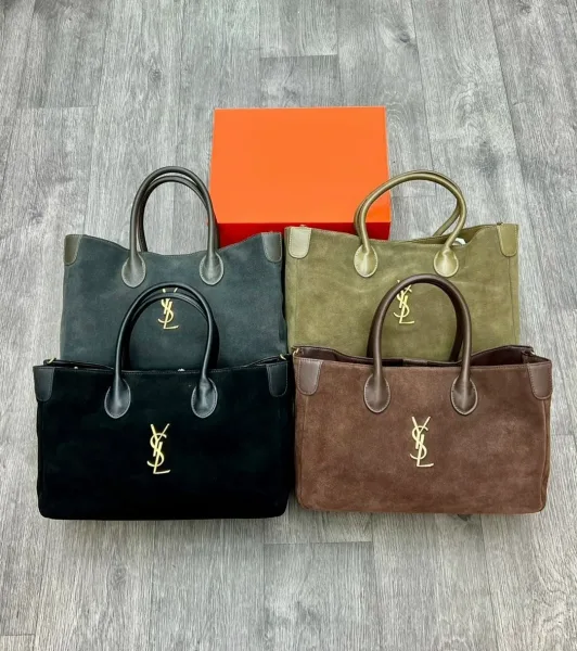 Сумка YSL из натуральной замши — фото 7