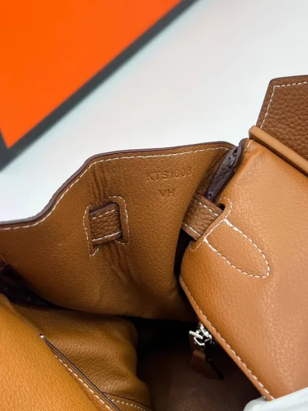 Сумка из натуральной кожи HERMES — фото 8