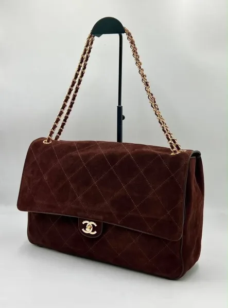 Сумка CHANEL из натуральной замши — фото 6