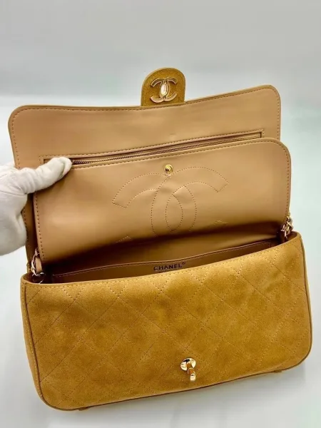 Сумка CHANEL из натуральной замши — фото 9