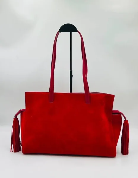 Сумка LOEWE из натуральной замши — фото 3