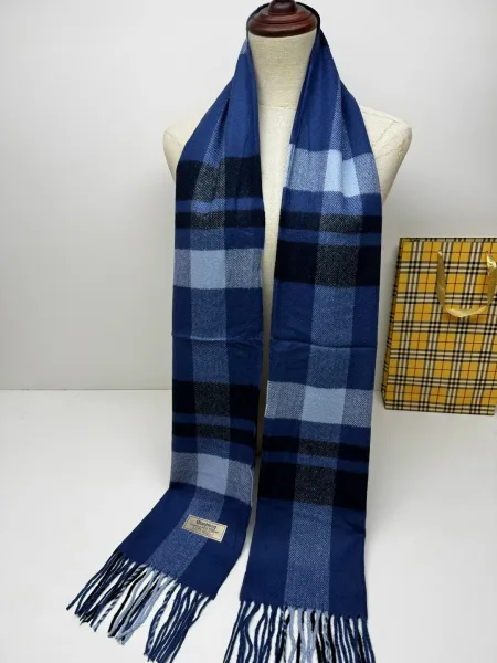 Шарф мужской из шерсти, хлопка и кашемира — фото 9
