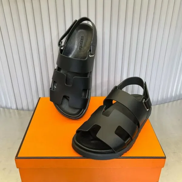 Сандалии Hermès Takara из козьей кожи — фото 1