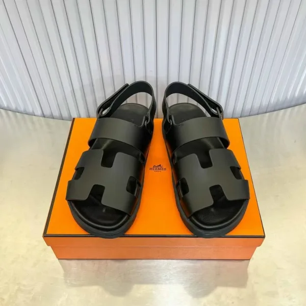 Сандалии Hermès Takara из козьей кожи — фото 3