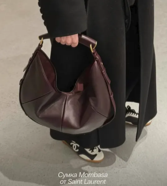 Сумка Saint Laurent кожа — фото 8