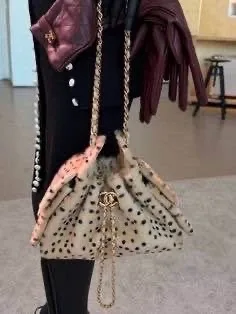 Сумка Chanel кожа мех натуральный — фото 3