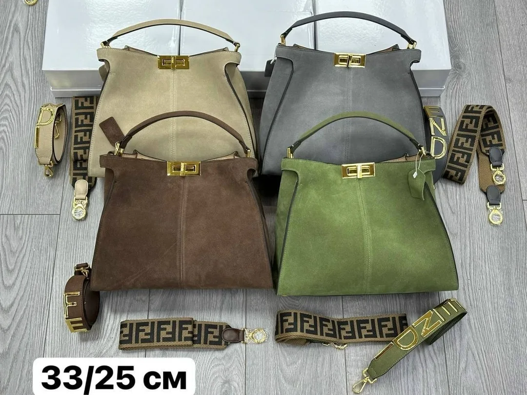 Сумка Fendi Picabo из натуральной замши — фото 2