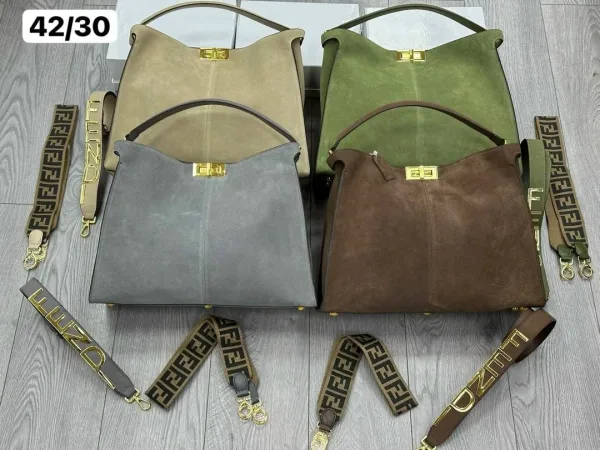 Сумка Fendi Picabo из натуральной замши — фото 3