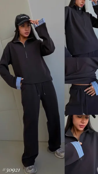 Костюм в стиле casual/sport из 100 хлопка — фото 3
