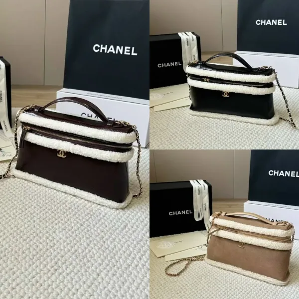 CHANEL сумка натуральная кожа меха — фото 7