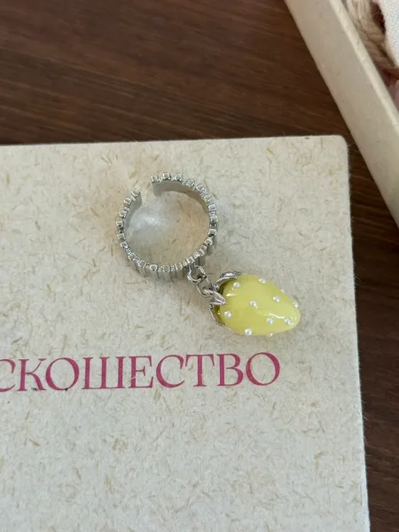 Кольцо-клубничка — фото 3