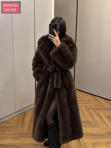 Шуба из эко меха — фото 1