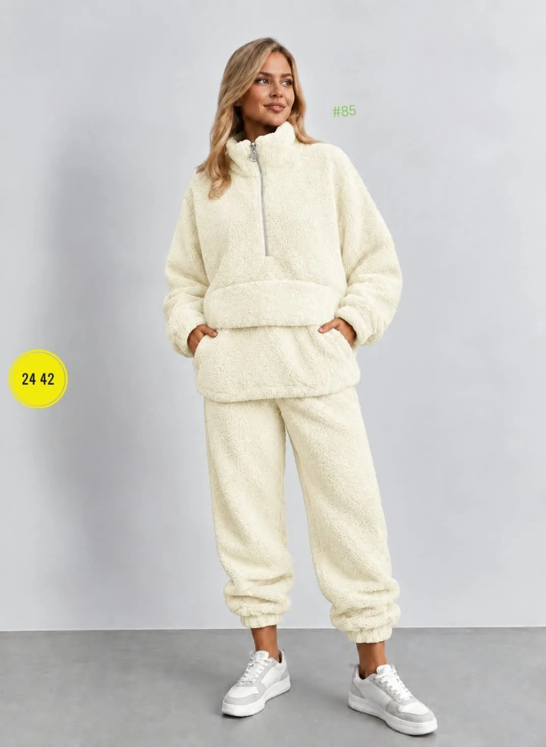Мягкий, тёплый и невероятно уютный костюм Oversize идеальный вариант для прохладной осени и зимы — фото 2