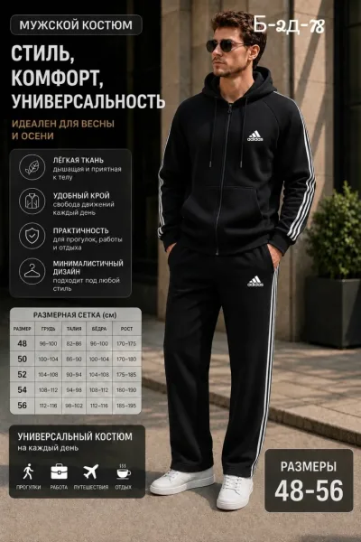 Костюм из ткани двухнитка — фото 2