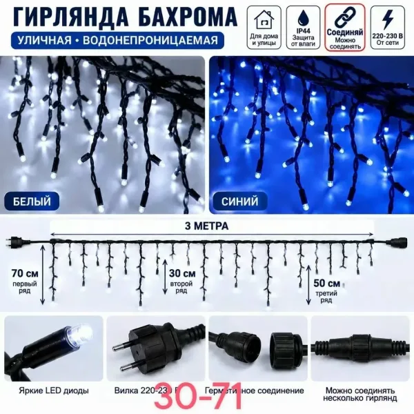 Гирлянд Бахрома — фото 3