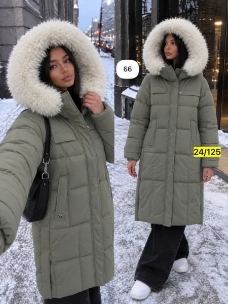 Тёплая куртка с мягким мехом для уюта и стиля — фото 3