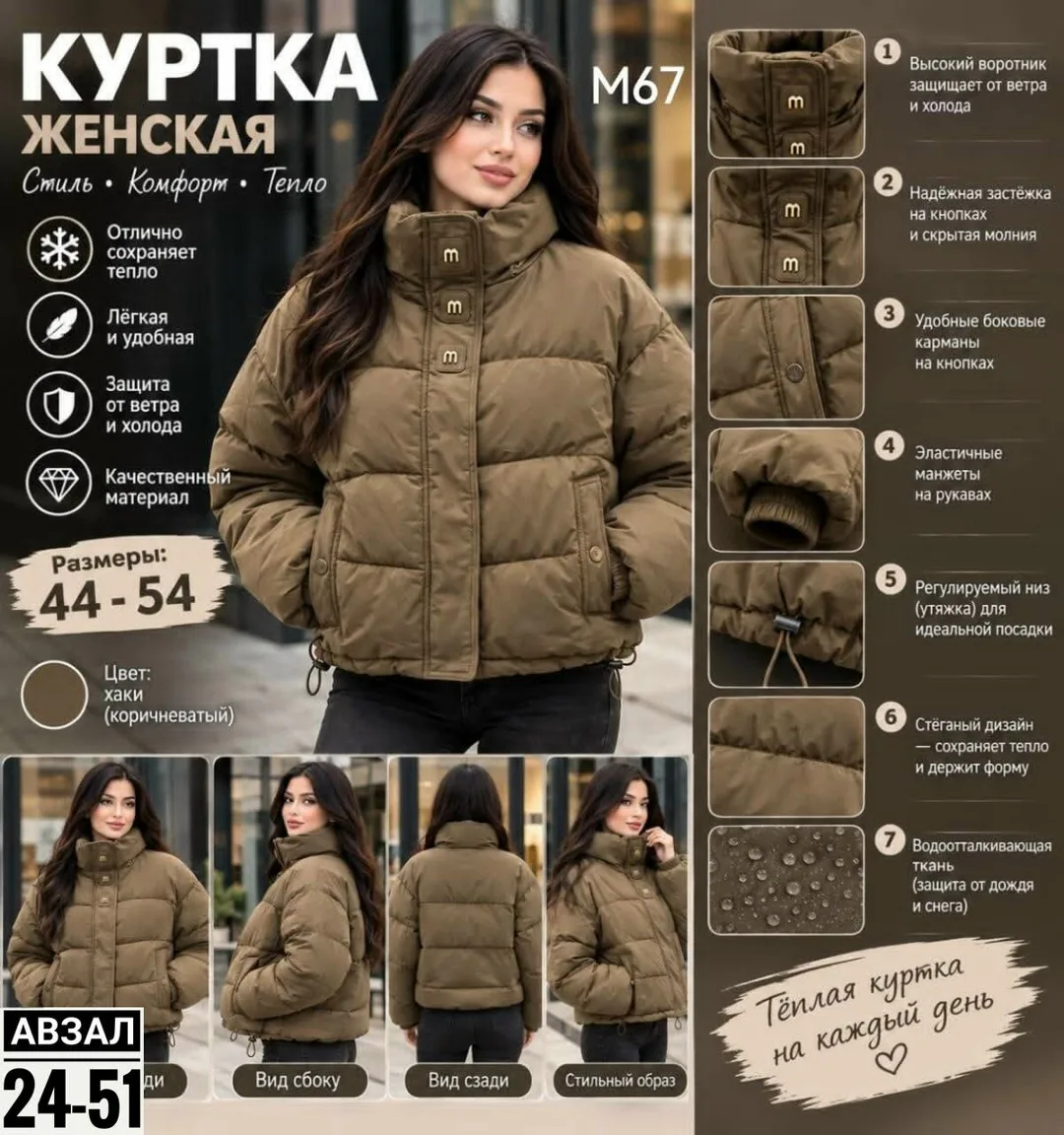 Стильная, тёплая и удобная куртка на каждый день — фото 1