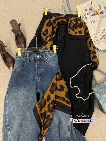 Свободные джинсы-багги из люксового джинса в стиле Y2K и streetwear — фото 9