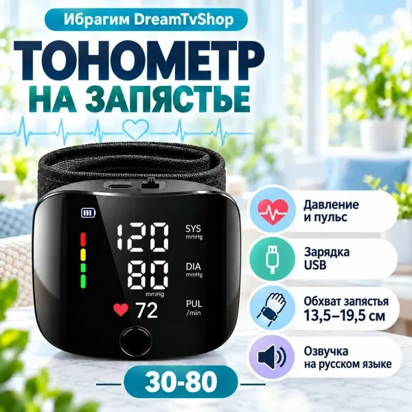 Тонометр на запястье — фото 1