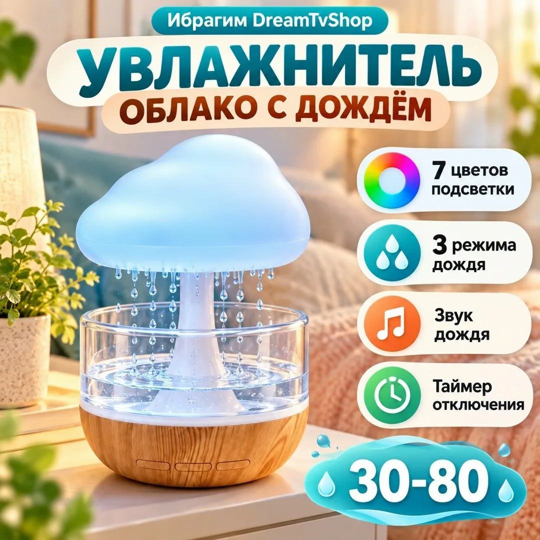 Увлажнитель воздуха Облако с дождём — фото 1