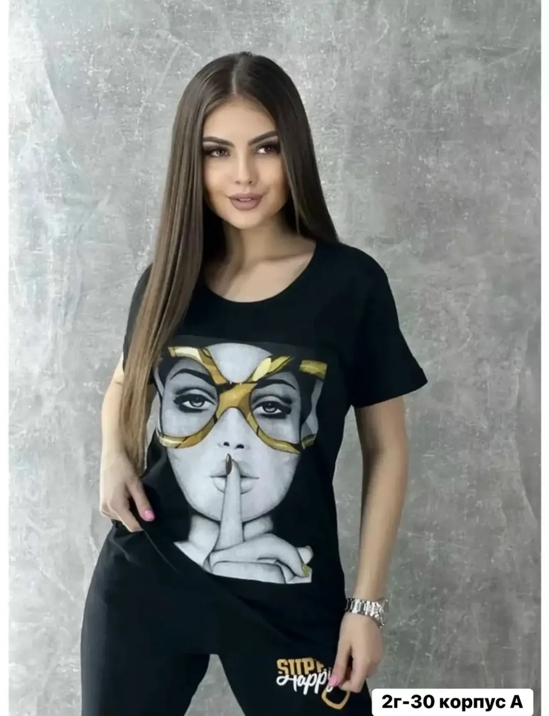 Пижама бриджа хлопок — фото 2