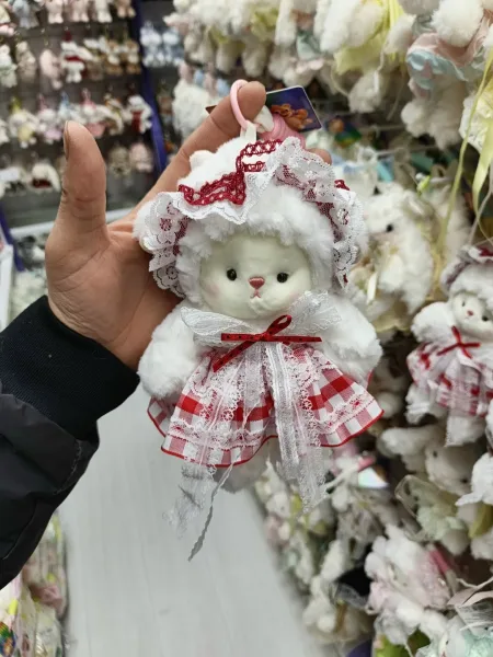 Мягкий брелок в форме барашка — фото 2