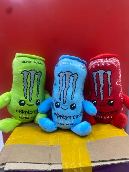 Мягкая игрушка Monster Energy, плюшевая банка — фото 4