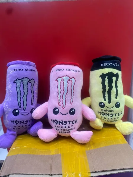 Мягкая игрушка Monster Energy, плюшевая банка — фото 5