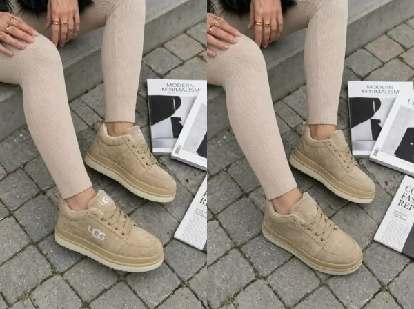 UGG зимние ботинки на платформе — фото 13