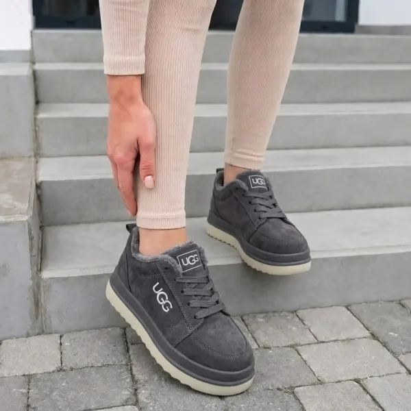 UGG зимние ботинки на платформе — фото 15
