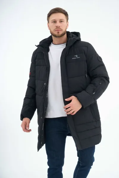 Зимняя куртка для мужчин с утеплителем холлофайбер — фото 6