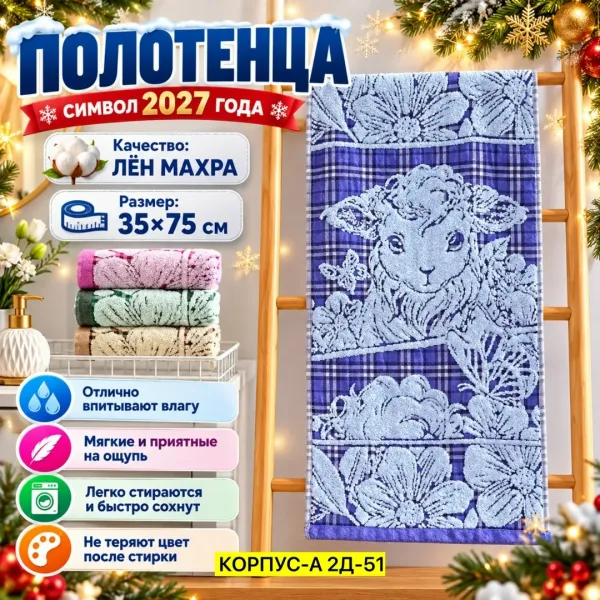 Мягкое полотенце из хлопка — фото 2