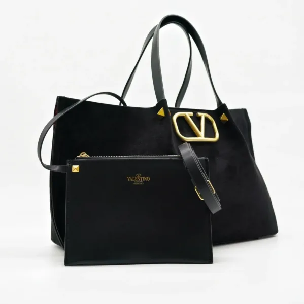 Сумка VALENTINO, замша — фото 4