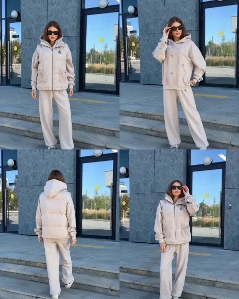 Костюм-тройка Chrome Hearts, хлопок на флисе — фото 6