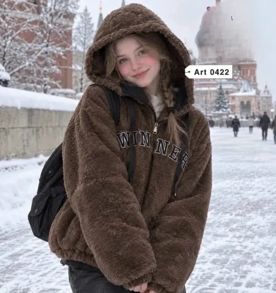 Двухсторонняя куртка зима — фото 7