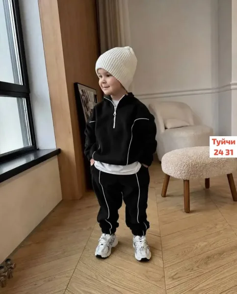 Костюм для мальчика из двухстороннего флиса — фото 2