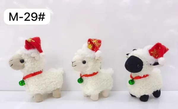 Мягкая игрушка овечка брелки новогодние — фото 7