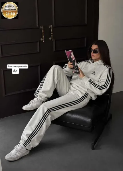 Флисовый костюм Adidas — фото 2