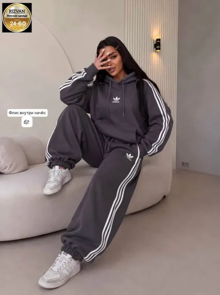 Флисовый костюм Adidas — фото 5