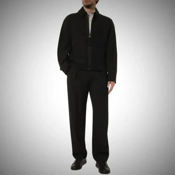 Слипоны Zegna кожаные — фото 8